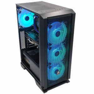Calculator Gaming Synrad V5, AMD Ryzen 5 1600x 3.6GHz, MSI B350M MORTAR, 16GB DDR4, SSD 256GB, HDD 2TB, GTX 780 3GB DDR5 384-bit - Img 2