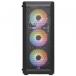 Carcasa Gaming Aerocool Beam V2 RGB, MiddleTower, USB 3.0, Panou transparent - Img 2