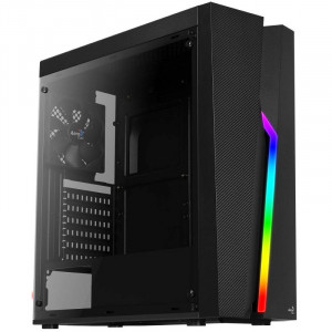 Carcasa Gaming Aerocool Bolt RGB, MiddleTower, USB 3.0, Panou transparent - Img 1