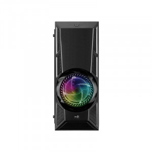 Carcasa Gaming AeroEngine iluminata RGB, Middle Tower, USB 3.0, Panou transparent - Img 6