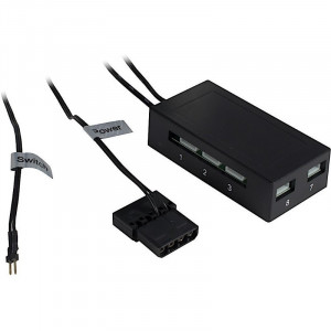 Carcasa Gaming Inter-Tech W-III RGB Black, USB 3.0, Fan controller cu telecomanda, Vent. 3x 120mm LED RGB - Img 7
