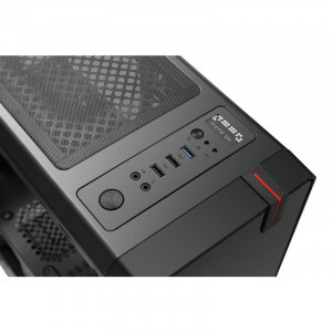 Carcasa Gaming Segotep Halo 7 Plus, Iluminare LED, USB 3.0, Panou Transparent, MiddleTower, Vent. 4x 120mm - Img 5