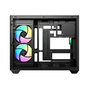 Carcasa panoramica ID-Cooling View 500 aRGB neagra - Img 4
