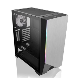 Carcasa Thermaltake H550 Tempered Glass argintie iluminare aRGB - Img 4
