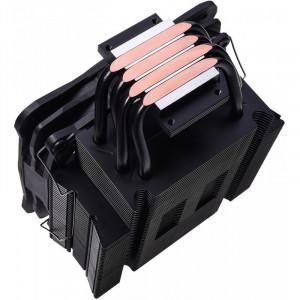 Cooler CPU ID-Cooling SE-214 RGB, Ventilator 130mm, LED RGB, 4x Heatpipe-uri Cupru - Img 6