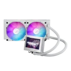Cooler procesor cu lichid ASUS ROG RYUJIN III 240 iluminare aRGB cu display alb