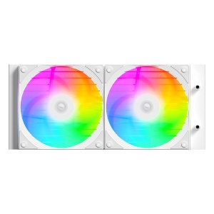 Cooler procesor cu lichid ID-Cooling FX240 Infinity White iluminare aRGB - Img 2