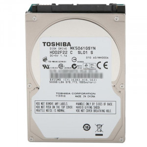 Hard disk 500GB Laptop, Notebook, Toshiba MK5061GSYN, SATA II, Buffer 16MB, 7200rpm - Img 1