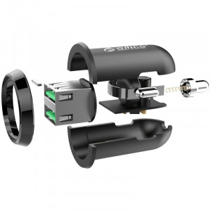 Incarcator Auto Orico UCE-2U 17W, 2x USB, max. 3.4A - Img 3