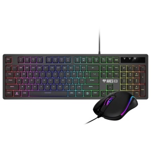 Kit Gaming Gamdias Ares E3 2 in 1, Iluminare RGB - Img 1
