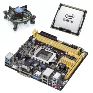 KIT Placa de baza ASUS H81I-PLUS, Intel Core i5 4460 3.2GHz, Cooler CPU inclus - Img 1
