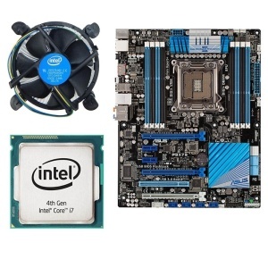 Kit Placa de baza ASUS P9X79, Intel Core i7-4820K 3.7GHz pana la 3.9GHz, Cooler inclus - Img 1