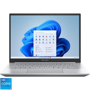 Laptop Asus 14'' Vivobook Pro 14 OLED K3400PA, Intel Core i5-11300H pana la 4.4GHz, 8GB DDR4, SSD 512GB, Baterie 4 ore