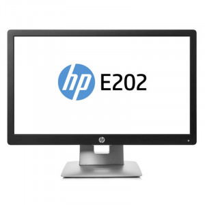 Monitor IPS LED 20" HP EliteDisplay E202, 1600 x 900, Grad A, HDMI, VGA, DisplayPort, Cabluri incluse - Img 1