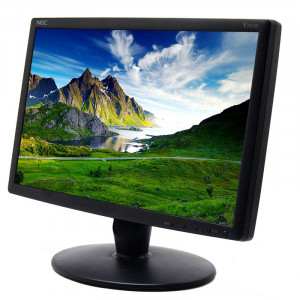 Monitor LCD 18.5" NEC V191W, 1366x768, 5ms, VGA, Cabluri incluse - Img 1
