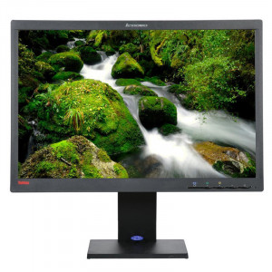 Monitor LCD 22" Lenovo ThinkVision L2250pwD, 1650x1050, 5ms, VGA, DVI, Cabluri incluse - Img 2