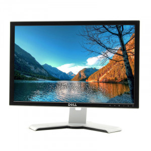 Monitor LCD Dell 20" 2007WFP, Grad A, 1680x1050, 16ms, DVI, VGA, Cabluri incluse - Img 1