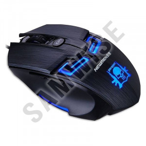 Mouse Gaming Newmen N6000 Black, Wired, USB, 2000 DPI + Mousepad MP235 - Img 3