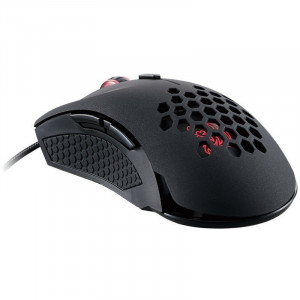 Mouse Gaming Tt eSPORTS VENTUS X Plus, Laser, USB, 10000 dpi, 6 butoane, Iluminare LED rosu - Img 3
