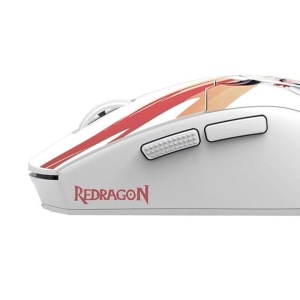 Mouse gaming wireless bluetooth si cu fir Redragon K1ng Max Anime alb - Img 4