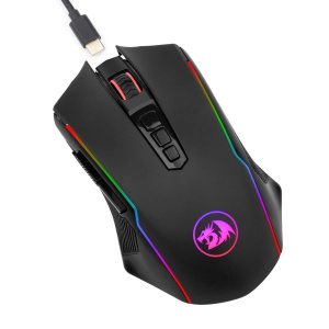 Mouse gaming wireless Redragon Ranger Lite negru iluminare RGB - Img 4