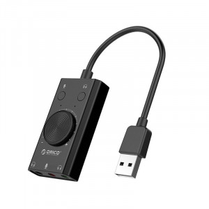 Placa de sunet Orico SC2 USB, 2x Audio Out (TRS&TRRS), 1x Mic - Img 4
