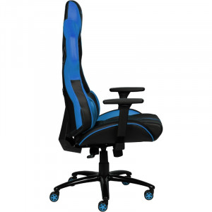 Scaun Gaming Inaza Predator negru cu albastru, Open Box - Img 5