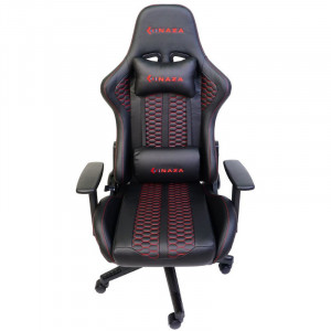 Scaun Gaming Inaza Raven Negru / Rosu - Img 1