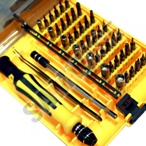 Set de surubelnite de precizie 45 in 1, otel-carbon Bi Sheng BS-6089 - Img 5