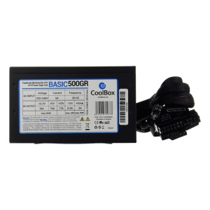 Sursa CoolBox - Basic 500GR 300W, 4x SATA, 2x Molex, 4+4 pin CPU, 24-pin MB - Img 2