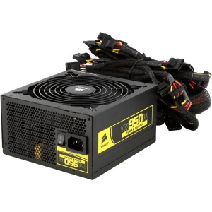 Sursa Corsair Enthusiast Series TX950 950W, Eficienta 85%, 12x SATA, 8x MOLEX, 6x 6+2 pin, PFC activ - Img 3