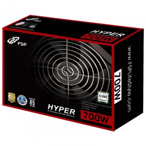 Sursa Gaming FSP HYPER 700W, 8x SATA, 2x Molex, 4x PCI-E 6+2pin, 85+, Vent 120mm - Img 2