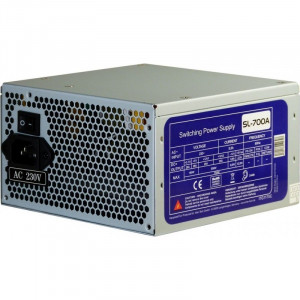 Sursa Inter-Tech 700W SL-700, 4x SATA, 2x 6+2 PCI-E, 3x Molex Vent 120 mm, PFC Activ - Img 1