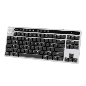 Tastatura bluetooth si wireless Delux KS200D neagra - Img 4