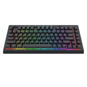Tastatura gaming Bluetooth cu fir si wireless Redragon Crescent Pro neagra iluminare RGB - Img 3