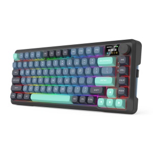 Tastatura gaming mecanica Bluetooth cu si fara fir Redragon Behemoth Pro neagra cu verde iluminare RGB - Img 3