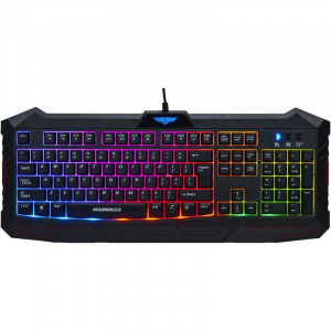 Tastatura Gaming Newmen GL700L, iluminare LED multicolora, 12 Taste Multimedia - Img 3