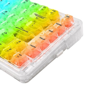 Tastatura Gaming Redragon Elf PRO Transparent RGB Mecanica, Open Box - Img 5
