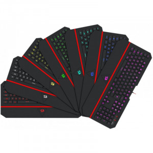 Tastatura Gaming Redragon Karura 2, Iluminata RGB, USB - Img 3