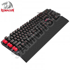 Tastatura Gaming Redragon Yaksa Black K505-BK, Iluminare LED - Img 1