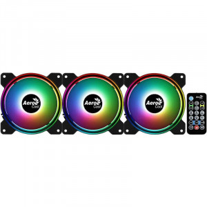 Ventilatoare Aerocool Saturn 12F ARGB Pro 3 Fan Pack, 120 mm, telecomanda - Img 4