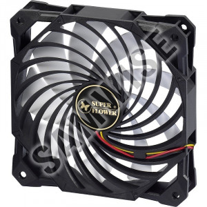 Ventilator Super Flower SF-F102-BKW 120mm, 1400 RPM, 61.7 CFM, conector 3-pin - Img 2