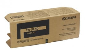 Incarcare cartus toner TK-3160 pentru Kyocera ECOSYS P3045dn – 12.500 pag
