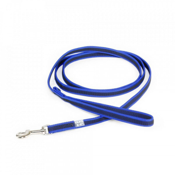Lesa JK9 Color & Gray, antiderapanta, cu maner - 14mmx2m - Albastru