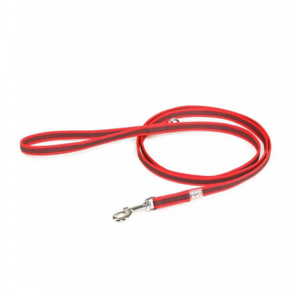 Lesa JK9 Color & Gray, antiderapanta, cu maner - 20mmx1.8m - Rosu