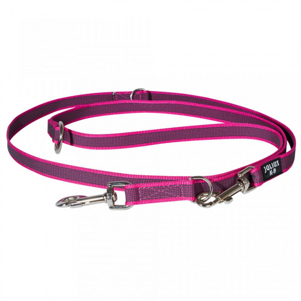 Lesa JK9 Color & Gray, antiderapanta, cu maner, ajustabila - 2 carabine - 20mmx2.2m - Roz