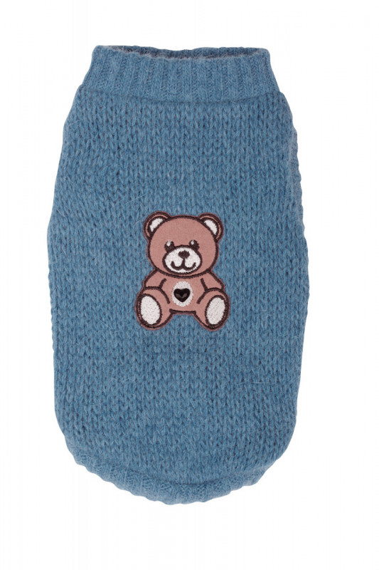 Pulover Teddy Bear - XS - Albastru inchis