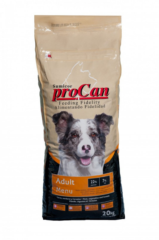 Procan Menu - Hrana uscata completa - 20kg