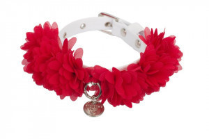 Zgarda Nina - 25cm - Rosu