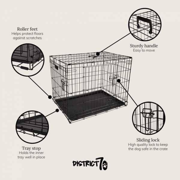Cusca pliabila District 70 Crate - S
